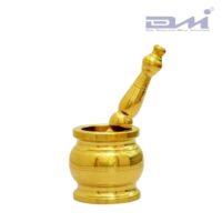 Brass Mortar and Pestle