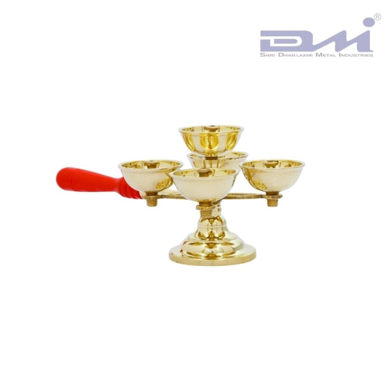 5-Faced Brass Divaj