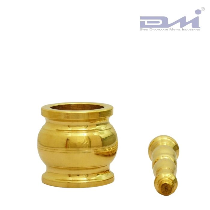 Brass Mortar and Pestle