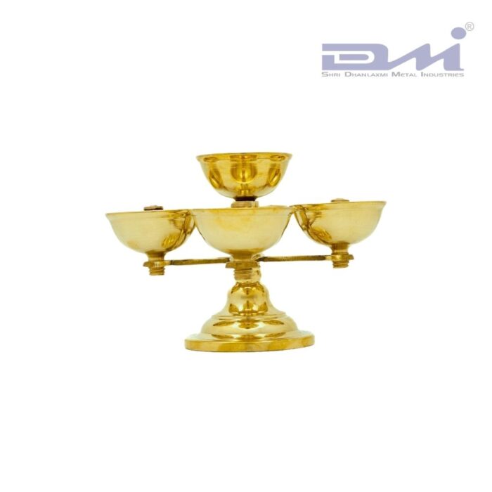 5-Faced Brass Panchadeep