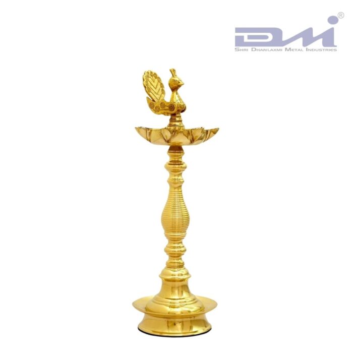 7-Faced Brass Samai Diya