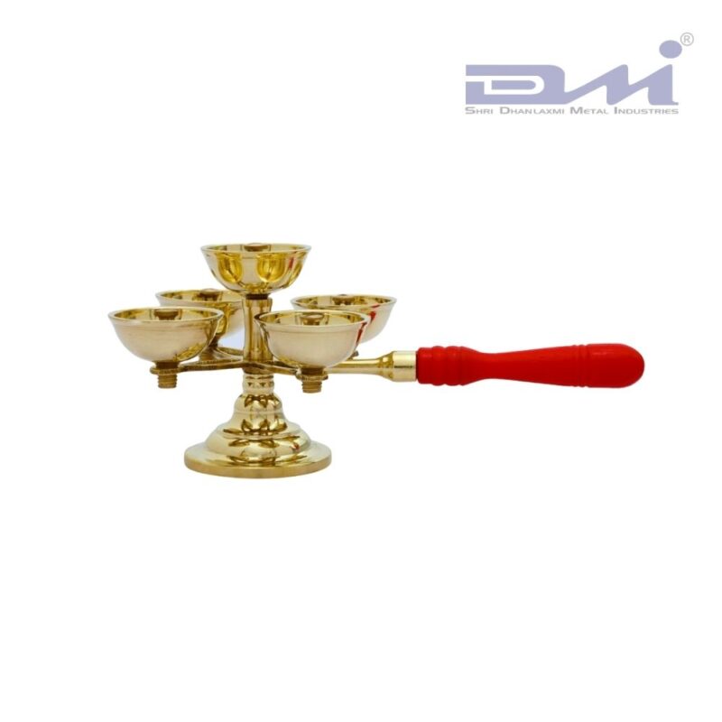 5-Faced Brass Divaj