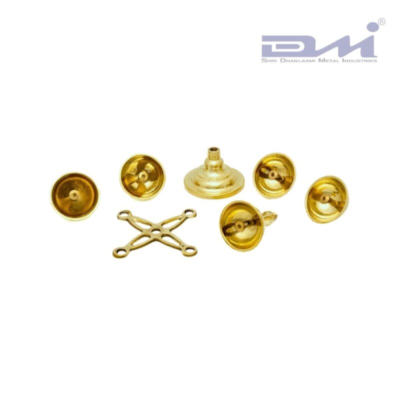 5-Faced Brass Panchadeep