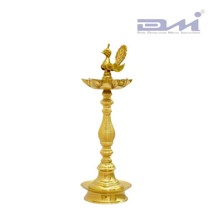 7-Faced Brass Samai Diya