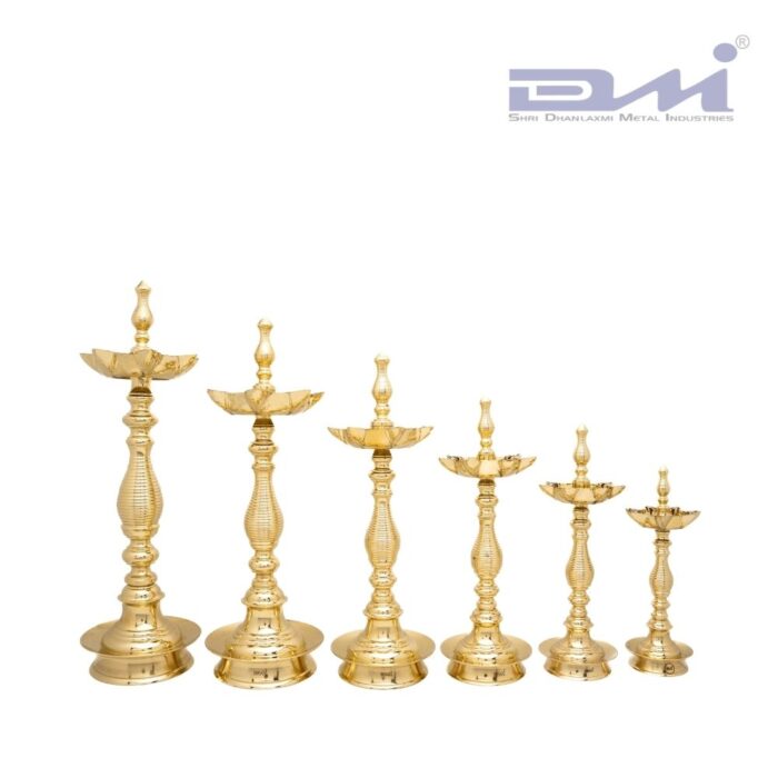 7-Faced Brass Samai Kalas Pattern