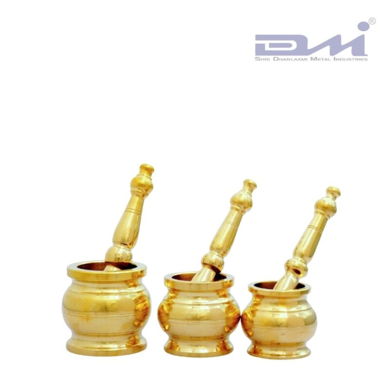 Brass Mortar and Pestle