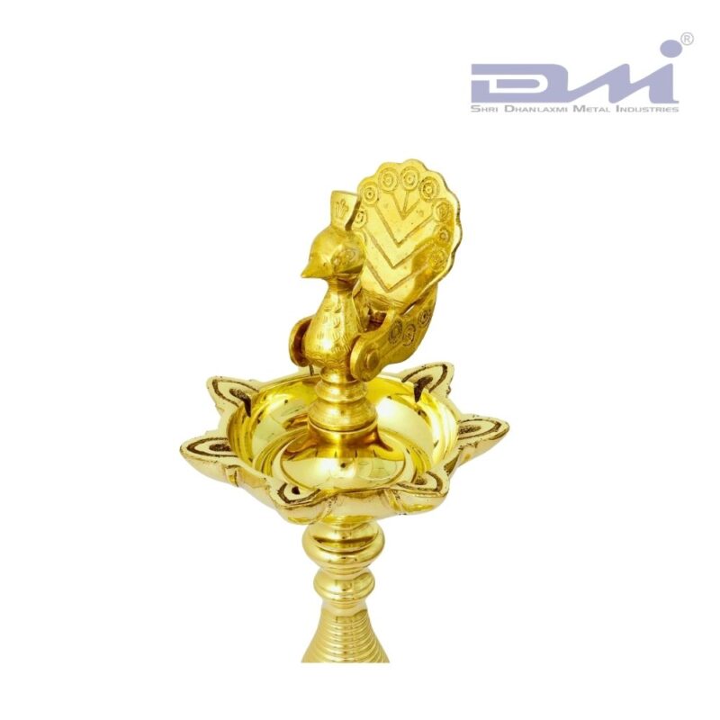7-Faced Brass Samai Diya