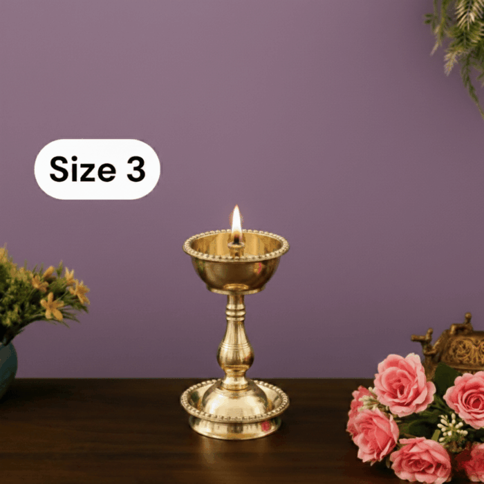 DMI's Brass Udupi Samai - ( 4.5 Inches, 250gm Weight) Size No.3