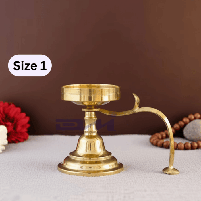 DMI Brass Alang Dhuparti (5.5 Inches, 1.05Kg) Size No.1