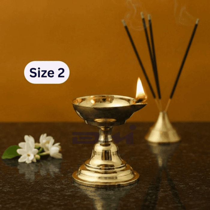 Dasara Panti Single Face with Stand (4.5 Inches, 170ml Oil Capacity) Size No.2