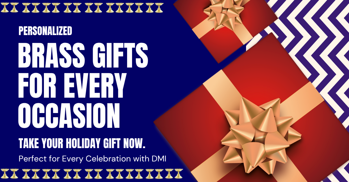 Personalized Brass Gifts by DMI